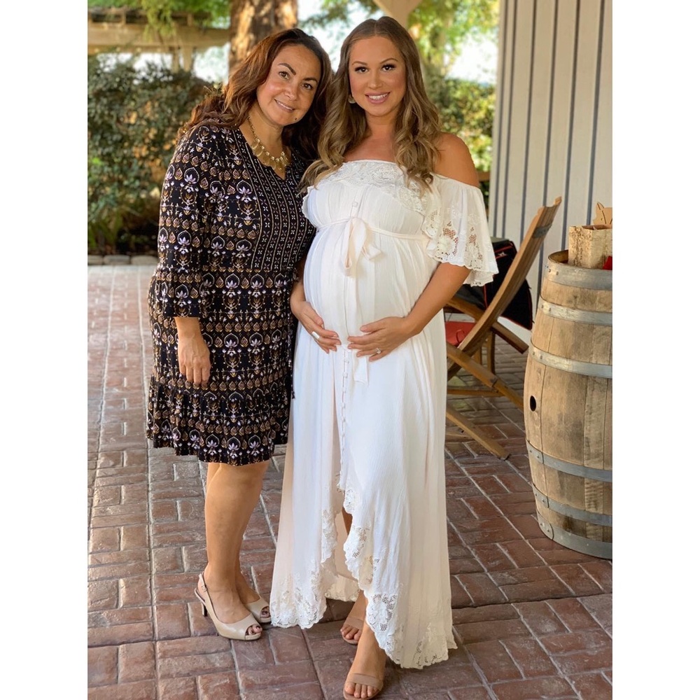 Fillyboo boho dress “wonder years”coor blush cream
